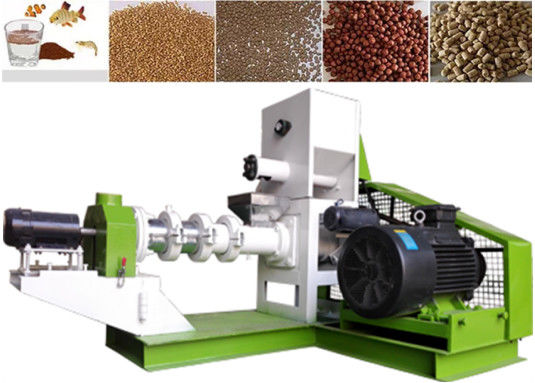 Catfish Fish Feed Processing Line Floating Type Pet Food Extruder Machine