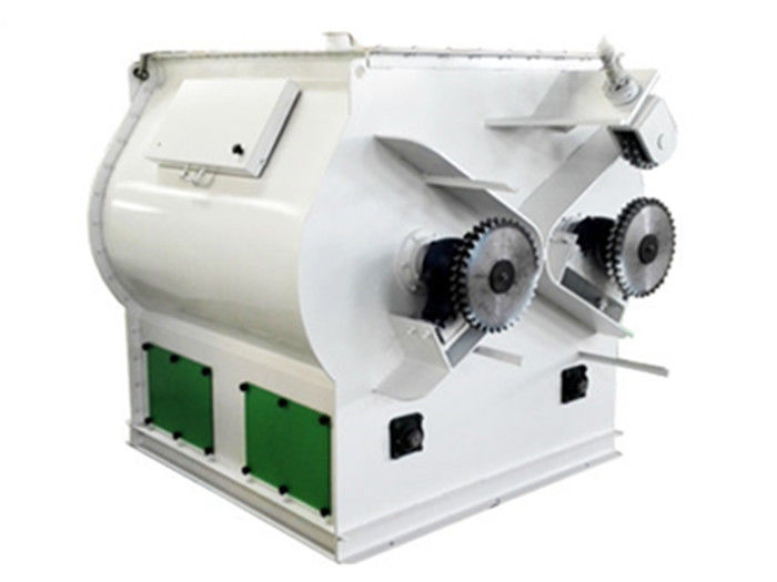 Sheep Poultry Feed Mixer Double Shaft Paddle Type Low Energy Consumption